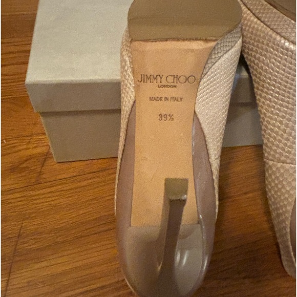 Jimmy Choo London Reptile Skin Heels with Box - Picture 3 of 6